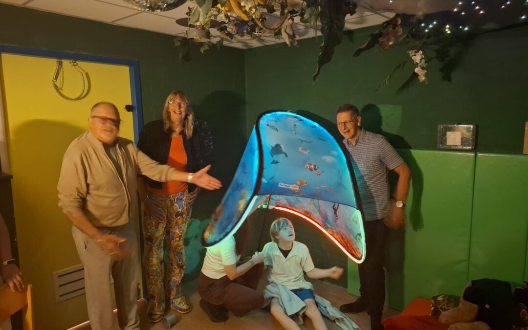 Aanschaf snoezeltentjes dankzij Lionsclubs Aalsmeer